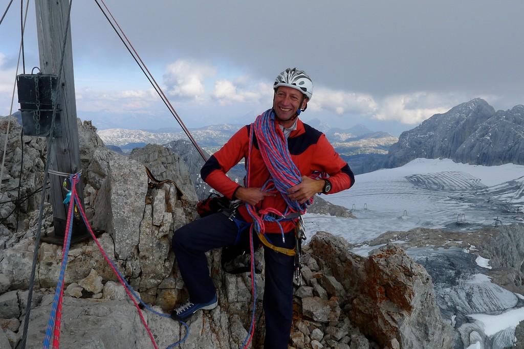 Walter am Hohen Dirndl am Dachstein